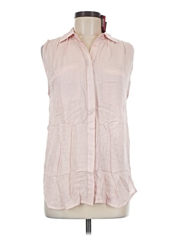 Lumiere Sleeveless Button-Down Shirt (view 1)