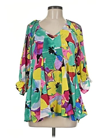 Umgee Long Sleeve Blouse (view 1)