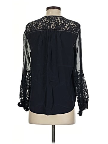 Rebecca Taylor Long Sleeve Silk Top (view 2)