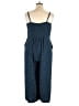 Apt. 9 100% Polyester Polka Dots Blue Jumpsuit Size XL - photo 2