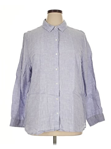 J.Jill 3/4 Sleeve Button-Down Shirt (view 1)