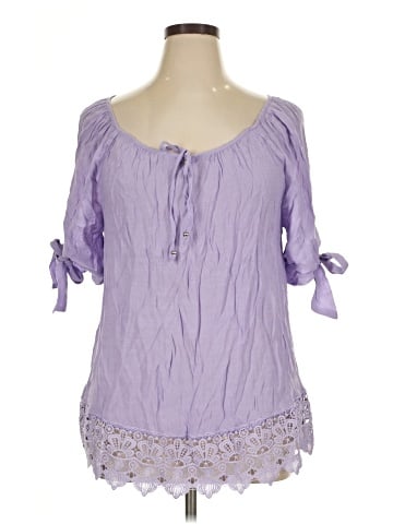 Unique Spectrum 3/4 Sleeve Blouse (view 1)