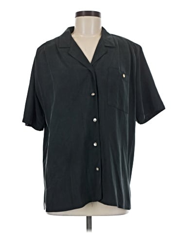 Rafaella Short Sleeve Silk Top (view 1)