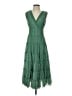 Max Studio Polka Dots Green Cocktail Dress Size XS - photo 1
