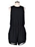 Zella Solid Black Romper Size L - photo 1
