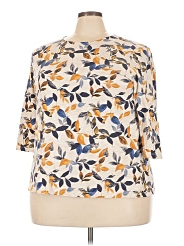 Cj Banks 3/4 Sleeve Blouse (view 1)