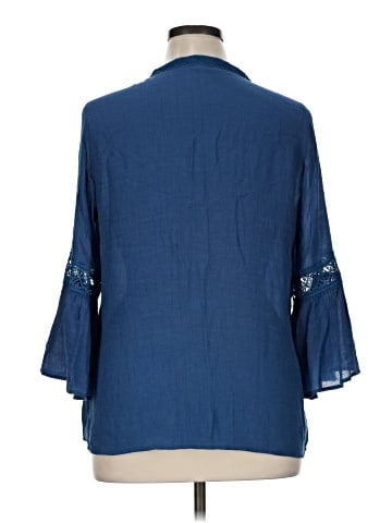 Counterparts 3/4 Sleeve Blouse (view 2)