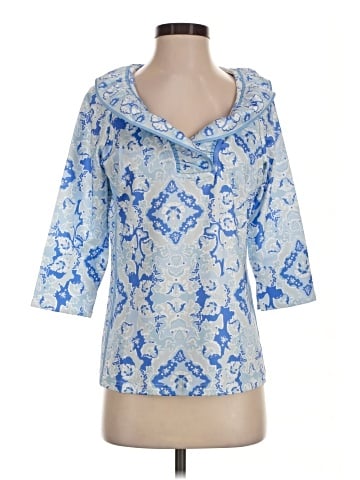 Gretchen Scott Designs 3/4 Sleeve Blouse (view 1)