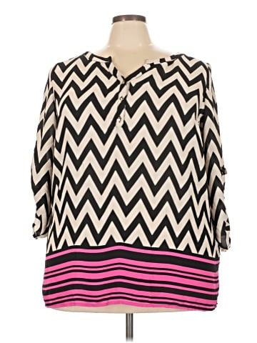 Tacera 3/4 Sleeve Blouse (view 1)