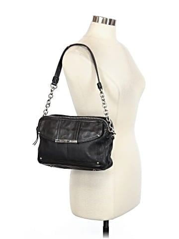B Makowsky Leather Shoulder Bag (view 2)