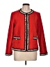 Talbots 100% Polyester Tweed Red Jacket Size 12 - photo 1