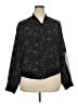 Torrid 100% Polyester Polka Dots Black Jacket Size 2X Plus (2) - photo 1