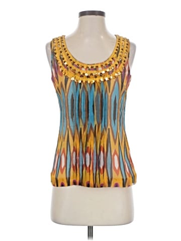 Tory Burch Sleeveless Silk Top (view 1)