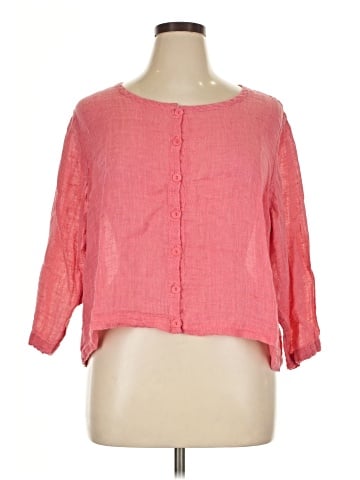 Flax 3/4 Sleeve Blouse (view 1)