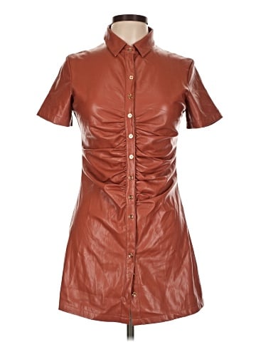 Olivaceous Casual Dress (view 1)