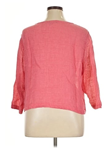 Flax 3/4 Sleeve Blouse (view 2)
