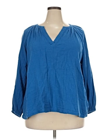 Old Navy 3/4 Sleeve Blouse (view 1)