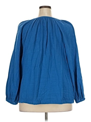 Old Navy 3/4 Sleeve Blouse (view 2)