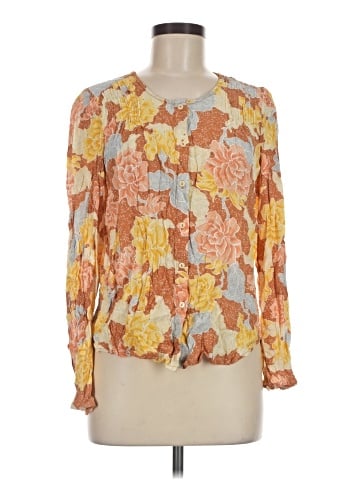 Amuse Society Long Sleeve Blouse (view 1)
