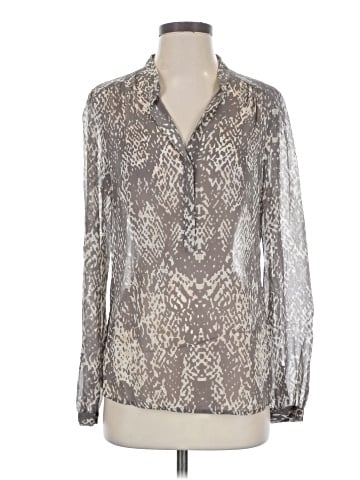 Classiques Entier Long Sleeve Silk Top (view 1)