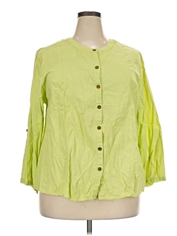 Avenue Studio 3/4 Sleeve Button-Down Shirt (view 1)