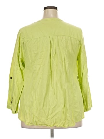 Avenue Studio 3/4 Sleeve Button-Down Shirt (view 2)