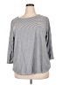 Ruby Rd. Gray 3/4 Sleeve T-Shirt Size 2X - photo 1