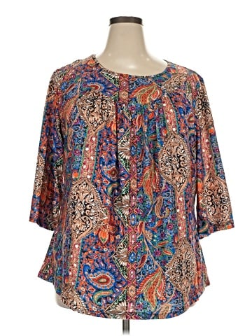 Assorted Brands 3/4 Sleeve Blouse (view 1)