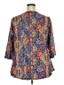 Assorted Brands Blue 3/4 Sleeve Blouse Size XXL - photo 2
