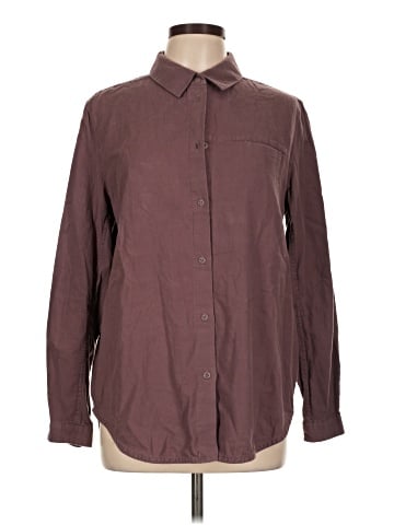 Lululemon Athletica Long Sleeve Button-Down Shirt (view 1)