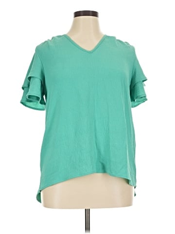 2 Hearts Short Sleeve Blouse (view 1)
