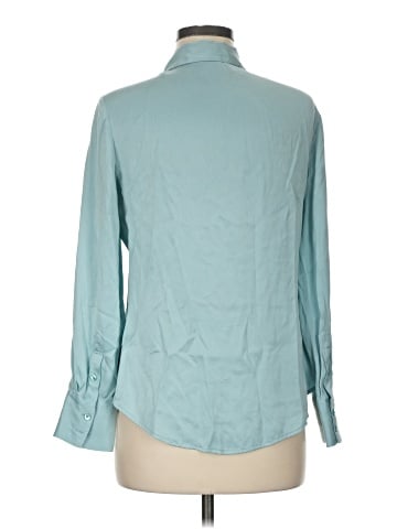 Pure Collection Long Sleeve Silk Top (view 2)