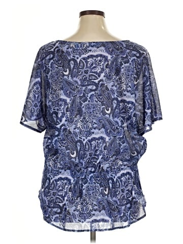 IZOD Short Sleeve Blouse (view 2)