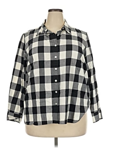 Talbots Outlet 3/4 Sleeve Button-Down Shirt (view 1)