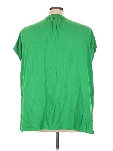 Rose + Olive Short Sleeve Blouse (view 2)