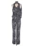 Derek Lam 100% Polyester Graphic Gray Jumpsuit Size 10 - photo 2
