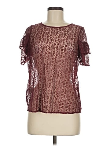 BCBGeneration Short Sleeve Blouse (view 1)