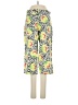 Basic Editions Print Yellow Casual Pants Size 16 - photo 1
