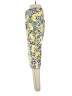 Basic Editions Print Yellow Casual Pants Size 16 - photo 5