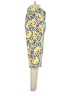 Basic Editions Print Yellow Casual Pants Size 16 - photo 4