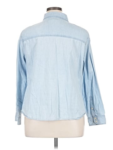 Per Se Long Sleeve Button-Down Shirt (view 2)