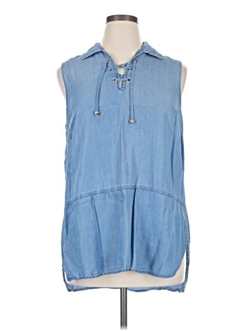 Jones New York Signature Denim Vest (view 1)