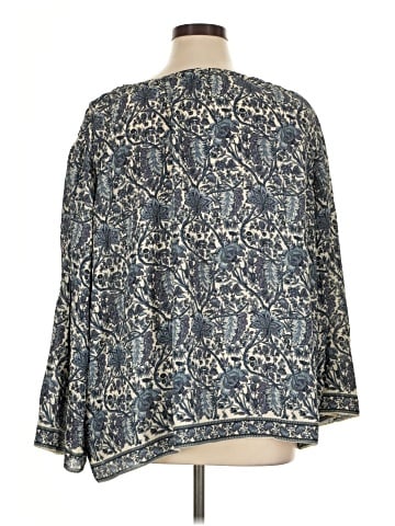 Max Studio 3/4 Sleeve Blouse (view 2)