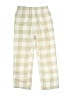 Old Navy 100% Polyester Checkered-gingham Ivory Khakis Size 8 - photo 1