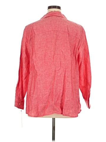 Foxcroft 3/4 Sleeve Button-Down Shirt (view 2)