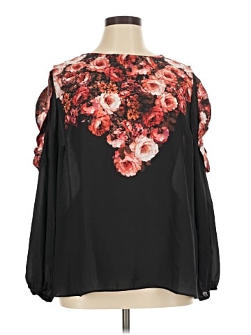 JM Collection 3/4 Sleeve Blouse (view 1)