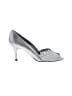 Stuart Weitzman Silver Heels Size 7 1/2 - photo 1