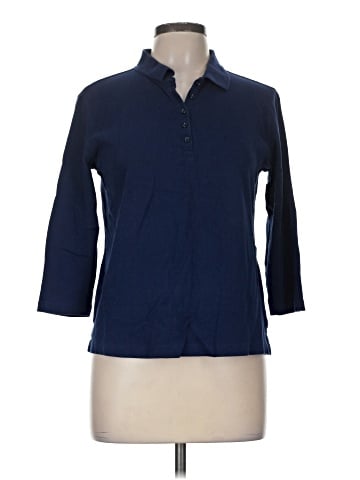 Lands' End Long Sleeve Polo (view 1)