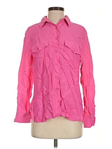 Zara Long Sleeve Button-Down Shirt (view 1)