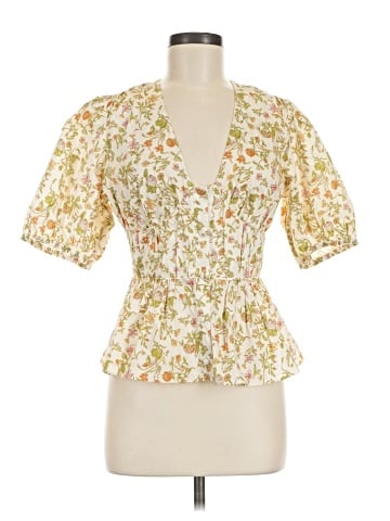 Derek Lam 10 Crosby Short Sleeve Blouse (view 1)